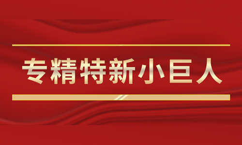 金年会金字招牌信誉至上信息入选国家级专精特新“小巨人”企业